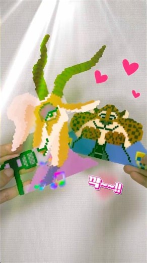 펄러비즈로 주토피아 치타 만들기 | Making a Zootopia Cheetah with PerlerBeads
