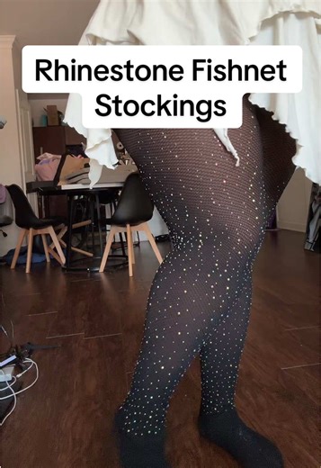 Sparkle in Rhinestone Fishnet Stockings at Your Next Event