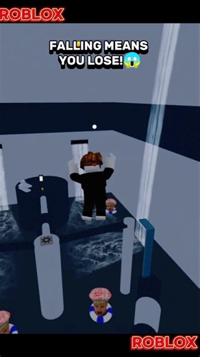 ONE WRONG STEP = GAME OVER!😨#roblox #robloxedit