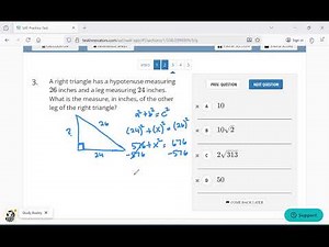 SAT Practice Exercises: Right Triangles And Trigonometry(easy)