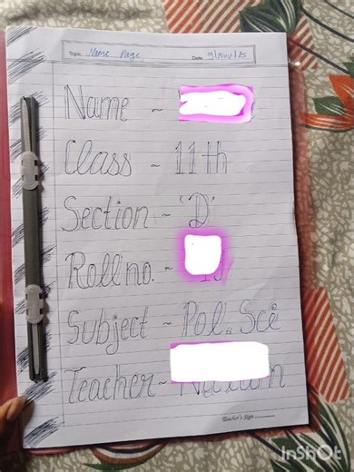 11 class political science project file hindi medium #poilticalscience #projectfile #11class