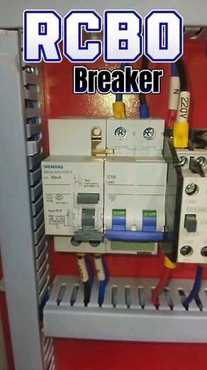 Residual Current Breaker Operators(RCBO) Connection #rcbobreaker #rcboconnection #viralreels #mianelectric | Mian Electric