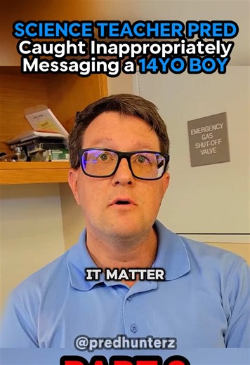 Science teacher caught at work messaging minors online #fyp #crime #copsoftiktok #caught