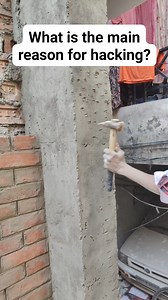 What is the main reason for hacking? #civil_engineers_07 #concretework #reinforcedconcrete #construction #knowledge | Civil Engineers 07