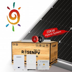[Hot Item] Complete Solar System for Home 20kw 30kw Hybrid on Grid Electricity Generation System