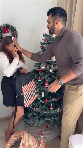 Christmas Decoration Gone Wrong🤬 #shorts #christmas #giftforher #funny #couples #ChristmaswithZouk