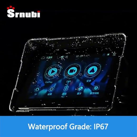 Jansite – écran de navigation GPS sans fil pour moto, 5/7 pouces