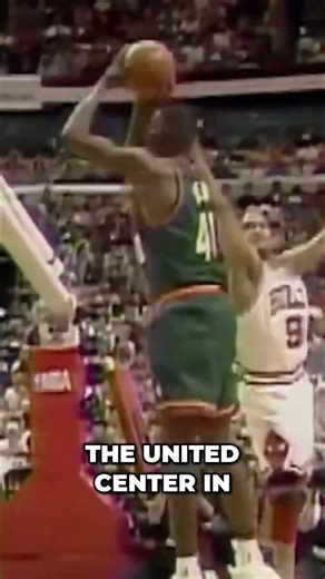 Shawn Kemp went absolutely nuclear Game 1 vs the Bulls 🌩️ #nba #shorts #nbaedits