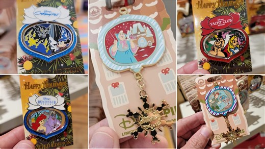 New Disney Resorts Holiday Pins Spotted At Walt Disney World! | Chip and Company