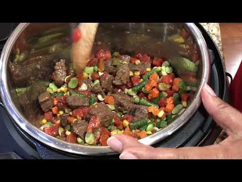 How To Make Beef and Vegetable Soup in the Instant Pot