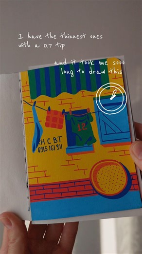 trying Posca markers💛