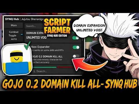 [NEW] Jujutsu Shenanigans Script (NO KEY) | Gojo 0.2 Kill All, Lock On, Auto Black Flash & More