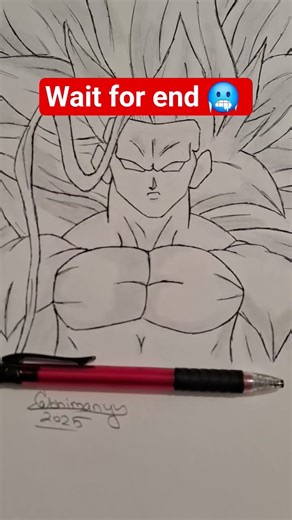 drawing goku ssj 100🥶#drawing #anime