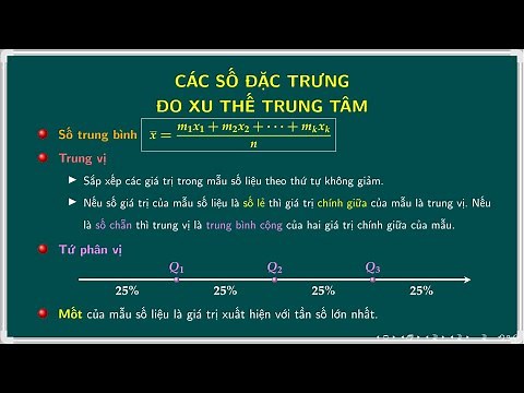Số trung bình, trung vị, các tứ phân vị & mốt | Toán 10 (new)