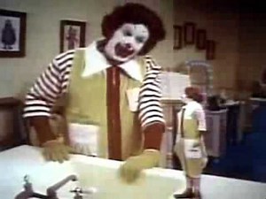 1976 - mcdonalds - ronald mcdonald who has to live with his conscience