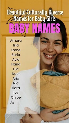 ✨ 30 Beautiful Culturally Diverse Baby Girl Names for 2025–2026 ✨ #babynames #babygirlnames
