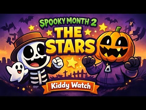 Spooky Month 2: The Stars 🌟👻 | Fun Animation – Kiddy Watch