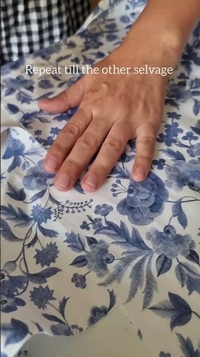 How to cut linen fabric straight