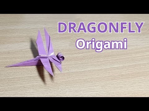 Origami Dragonfly | How To Fold A Paper Dragonfly!