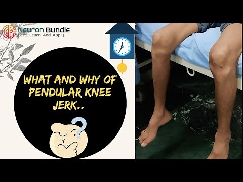 Pendular Knee Jerk reflex #cerebellar functions #ataxia #neurology