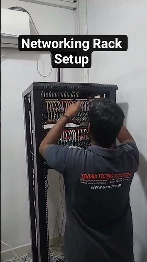 Network Rack Setup | IT Networking | Cable Management #itnetworking #itprojects #cablemanagement