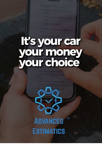 Advanced Estimatics is the AI tool in your back pocket. Helping you estimate repair costs and decide whether to use insurance or go straight to a shop. #insurance #aiapp