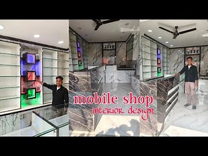Mobile shop ka design kese banaye | mobile shop furniture | Glass counter table and rack design 2025