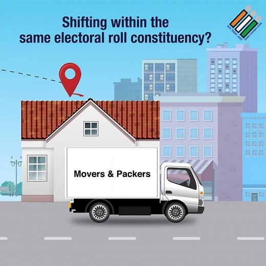 Shifting House Within The Same Electoral Constituency? Fill Form 8A | Election Commission Of India