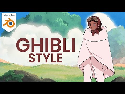 Making a Ghibli Style Animation with Grease Pencil! | Blender 2.9