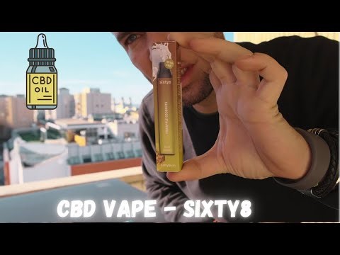 VAPE CU CBD SIXTY8 CU AROMA DE PINNEAPLE SI COCONUT - DOAR PENTRU CUNOSCATORI