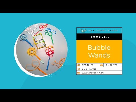 Doodle a BUBBLE WAND with a 3D Pen | 3Doodler Start