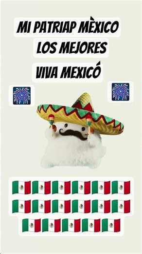 soy mexicano esta es mi bandera los quiero patria mexicó