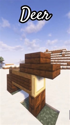 minecraft deer #minecraft #build