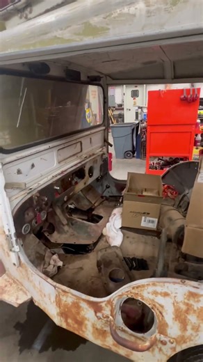 “Winston” The Willys M38 Jeep when first pulled from the desert in Yuma,AZ to now #willysjeep #4x4