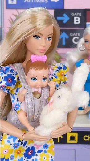 Barbie Family Loses Baby Toy #shorts
