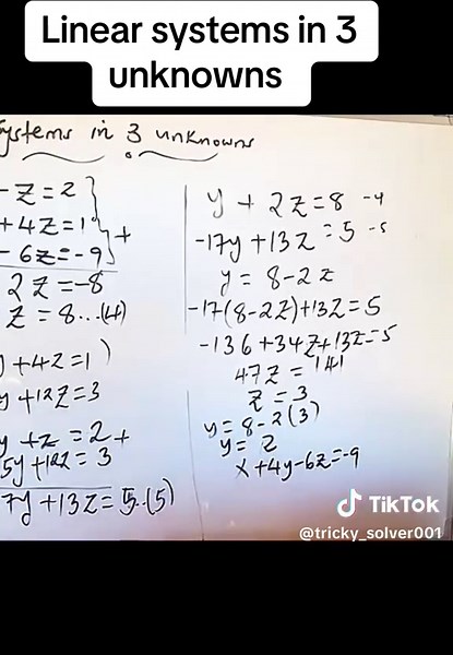 Solve 3-Variable Equations Quickly!