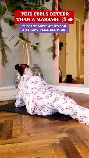 @flowwithadee on Instagram: "Lay yo body downnn 😂 #flexibility #mobility #yoga"