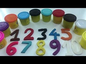 Learn Numbers 1-10 | Learn Counting to 10 With Play-Doh | Numbers Song English