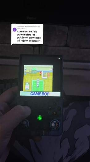 Réponse à @lolo.rouxx Activer le mode x2 sur pokemon sur la K40MAX ? #techtok #retrogaming #K40MAX #triomind