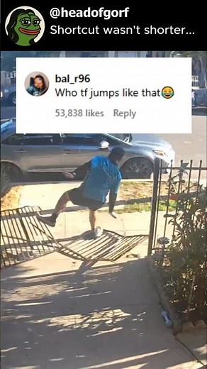 He tried to take a shortcut and instantly regretted it 💀