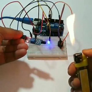 Fire  Detector using Flame Sensor....full detail and code click here  https://techatronic.com/flame-detector-using-arduino/ | Eazytronic Robotic Classes | Facebook