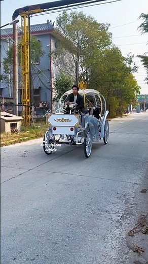 Cinderella pumpkin carriage is being tested and ready to ship #chariot #cinderella