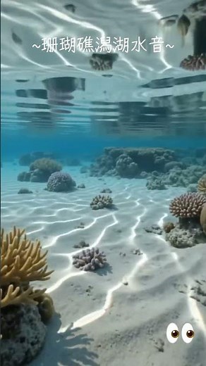 🪸 Coral Reef Lagoon Water Sounds | Real Ocean Waves ASMR・Ebb and Flow White Noise・Sleep Aid & Rel...