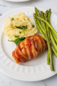 Bacon Wrapped Chicken Thighs