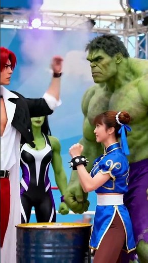 正义永不缺席 #hulk #marvel #attack #avengers #cosplay #godzilla