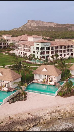 Sandals Royal Curaçao is open! How do you like the view from our Awa Seaside Bungalows? #SandalsRoyalCuraçao #LuxuryTravel #CaribbeanLife