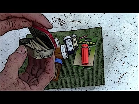 Match Safes- Budget, Free, & DIY - Coghlan's Plastic Match Box - or make your own Survival Gear