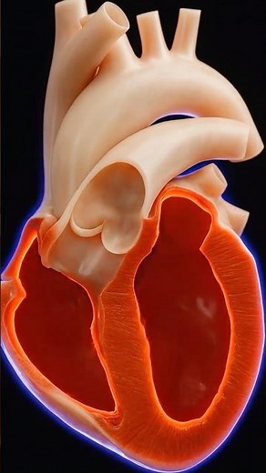 Human Heart Blood Flow in 3D Animation | Cardiology Made Simple #anatomy #HeartModel #CardiacAnatomy