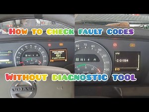 How to check fault codes and reset airdryer without diagnosetic tool | Volvo truck | Basic tutorial