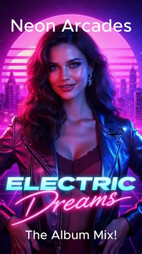 Neon Arcades – Electric Dreams | Cinematic Synthwave / Night Drive Music (Full Album)